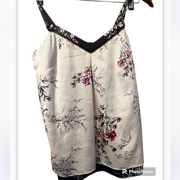 WHBM Pink Floral Sz XXS Layered Camisole - Picture 4 of 9